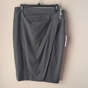 DKNY Charcoal Pencil Skirt